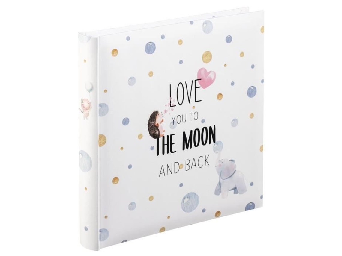 Álbum de Fotos, Rumo À Lua, 25 X 25 Cm, 50 Páginas Brancas, Variado, Adulto BRILVIBERA
