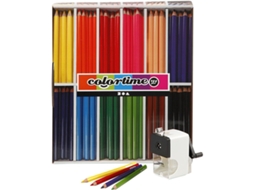 Lápis De Cor Triangulares Jumbo Da Creativ Company, 144 Peças, Cores Básicas.