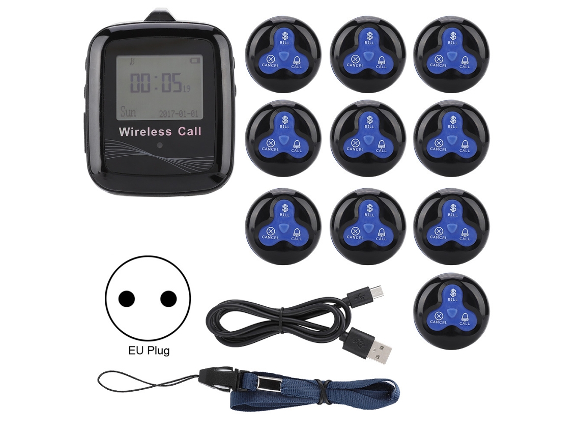 Pager LAXISCREED Silicone Azul Preto
