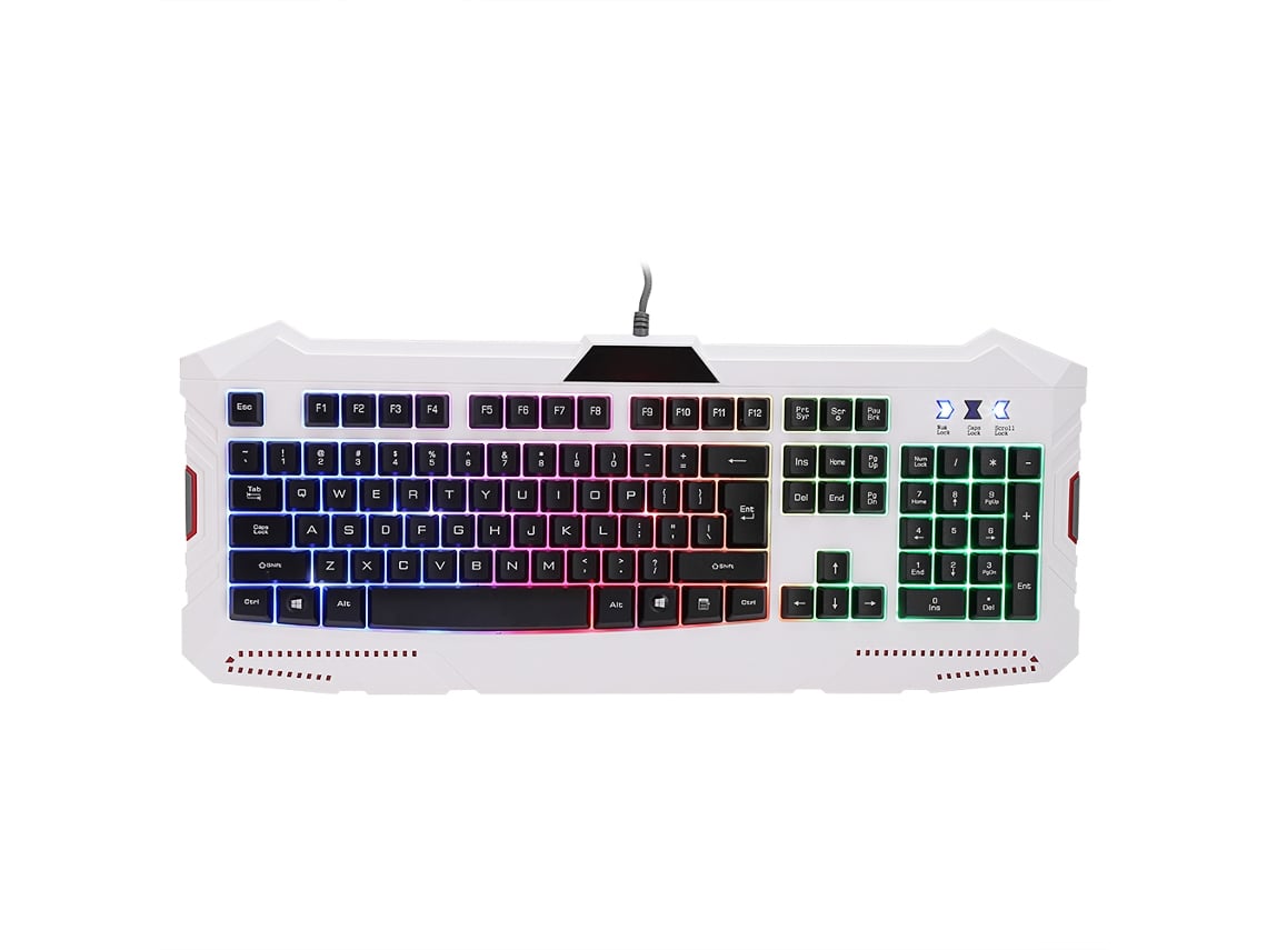 Teclado Mecânico (iluminação Arco-íris Com Fio)