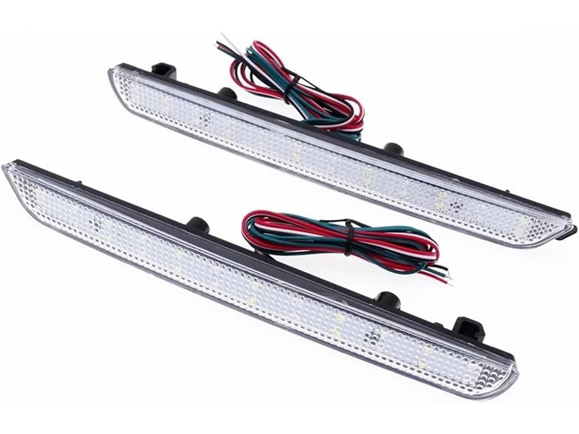 Peças Para Lanternas Traseiras Laterais De Carro, Luzes Refletoras Do Para Choque Traseiro, À Prova De Poeira E Água