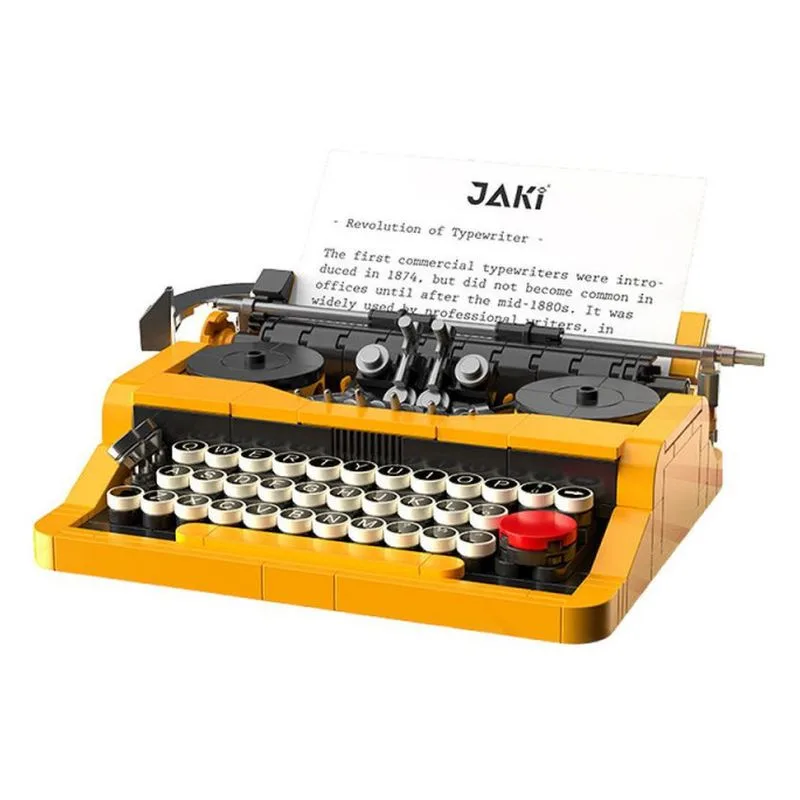 Kit de blocos de construção Máquina de escrever manual MBMT006 MADNESSTOY