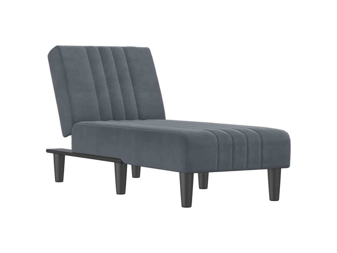 Chaise Longue, Chaise Longues Vidaxl Cinzeto Veludo