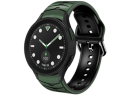 Pulseira De Relógio De Silicone Com Textura Curva