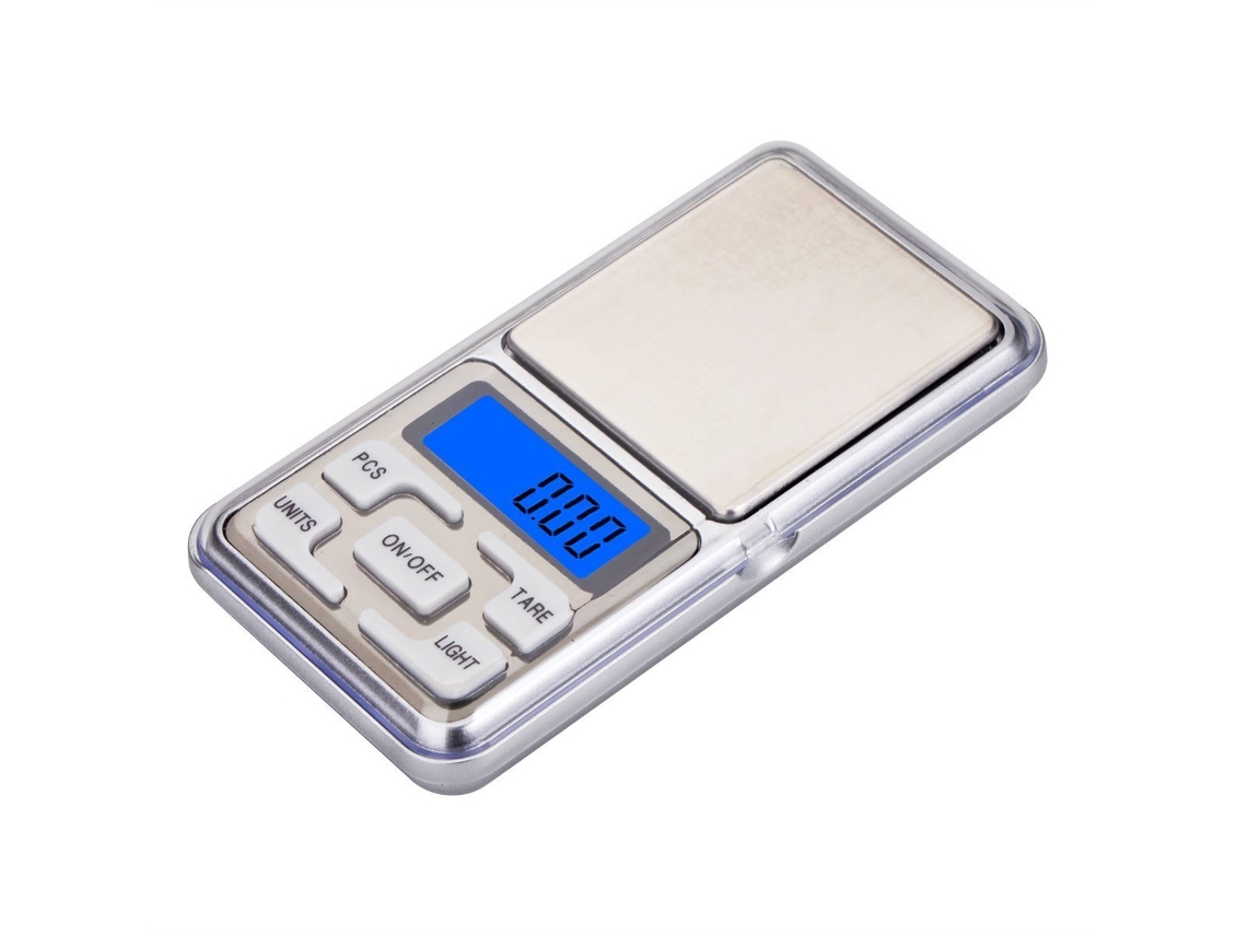Balança Eletrônica de Precisão, Mini com Plataforma de Aço Inoxidável, 0,1 g, AQUAFORGE
