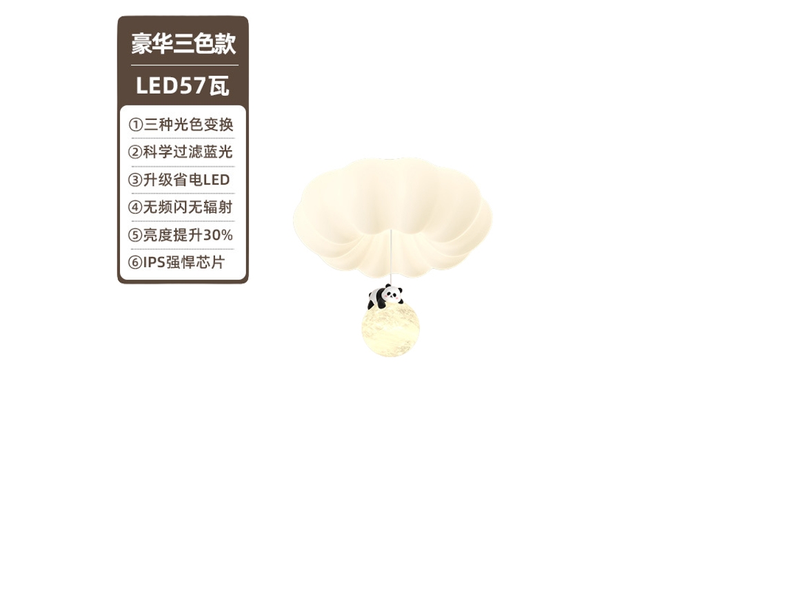 Laxiscreed Lâmpada De Teto Infantil Com Coelho E Lua, 55cm, Sem Fio, Compatível Com Mi Home