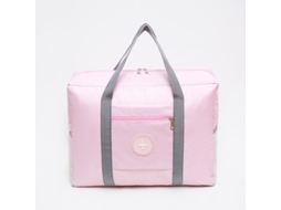 Mala de Viagem Tipo Duffel, Bolsa Ombro Impermeável, Fim Semana, para Pernoite, Compatível com Adultos, Cabine, Rosa AQUAFORGE
