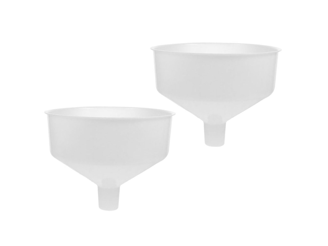 Funil De Plástico Grande E Reutilizável Veemoon Para Líquidos Óleo, 2 Peças, Design Multifuncional, Fácil De Limpar Para
