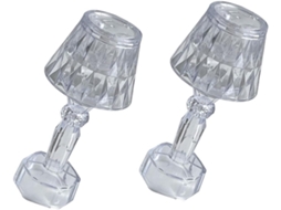 Luminária De Mesa Led 2 Peças, Luz Noturna Suave, Sem Reflexos, Para