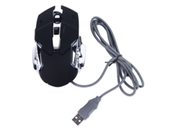 Rato com Fio LAXISCREED Sensibilidade Alta Design Ergonômico