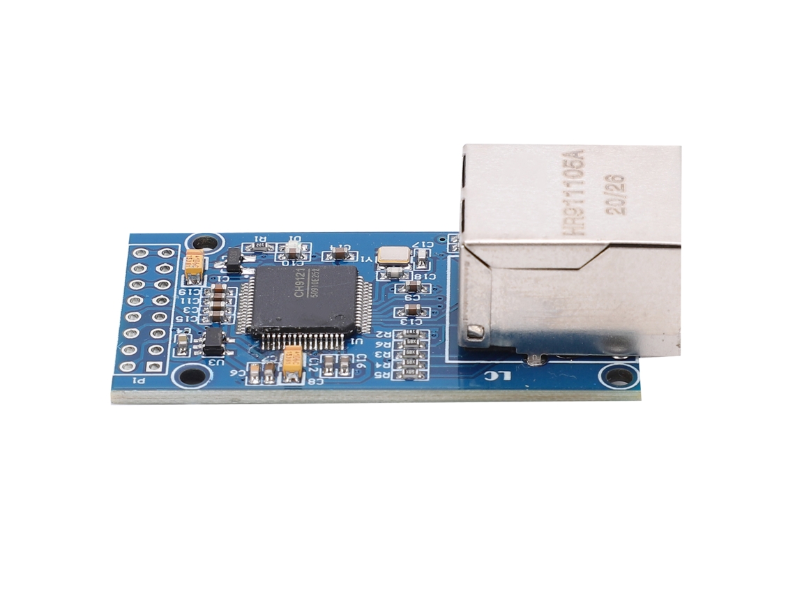 Módulo Serial para Puerto Servidor Ethernet Placa de Rede para Microcontrolador Ch9121