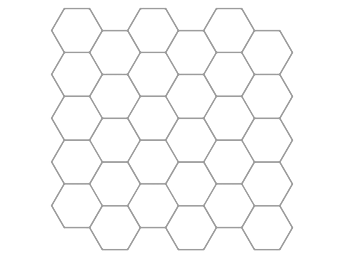 Vidaxl Azulejo Hexagonal 50 Unid. Branco E Cinza 30 X 30 Cm