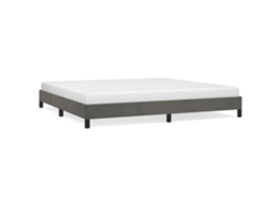 Bed Frame, Bed Frames Vidaxl Cinzeto Veludo (200 X 200 Cm)