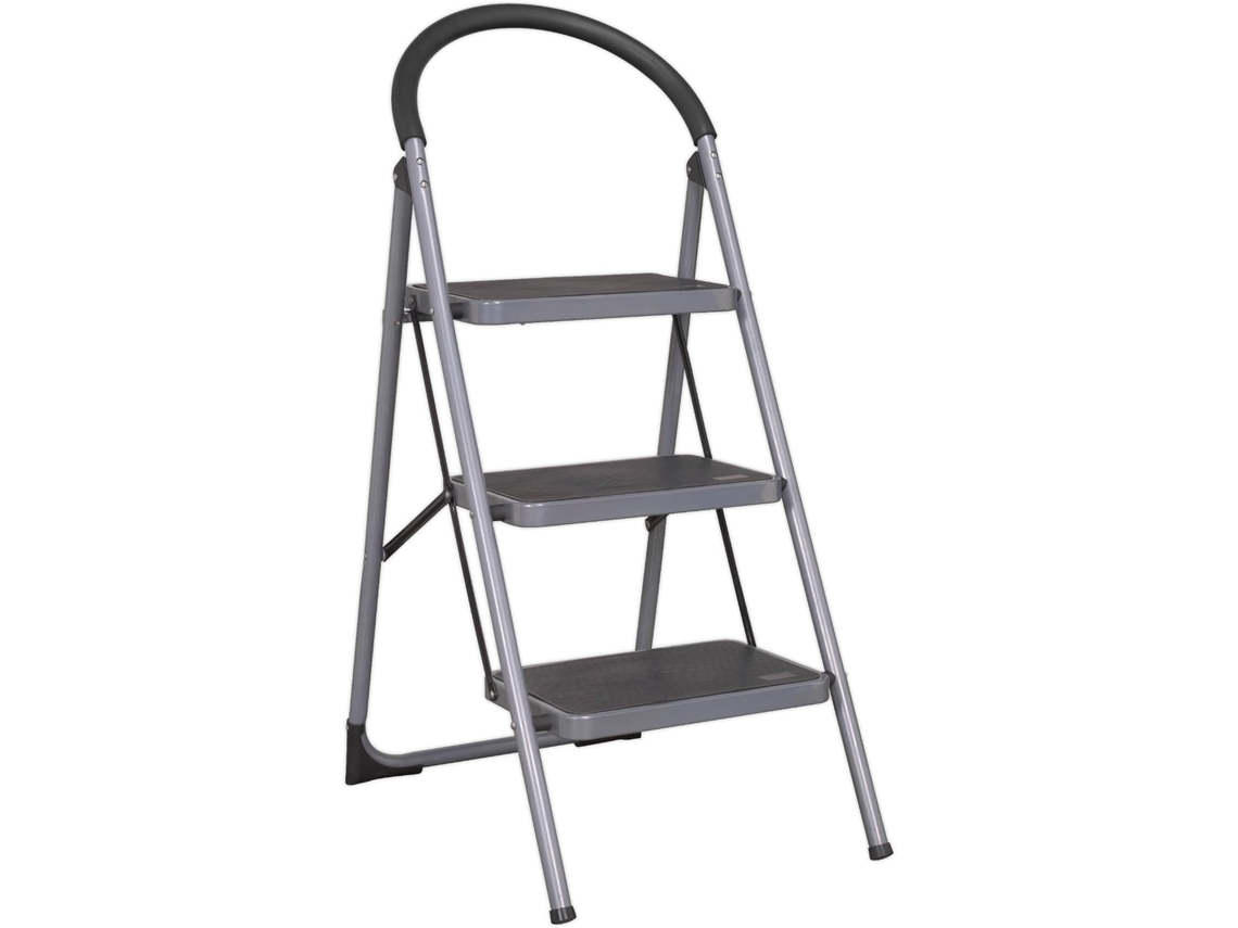 Escada De 3 Degraus, Capacidade De 150 Kg