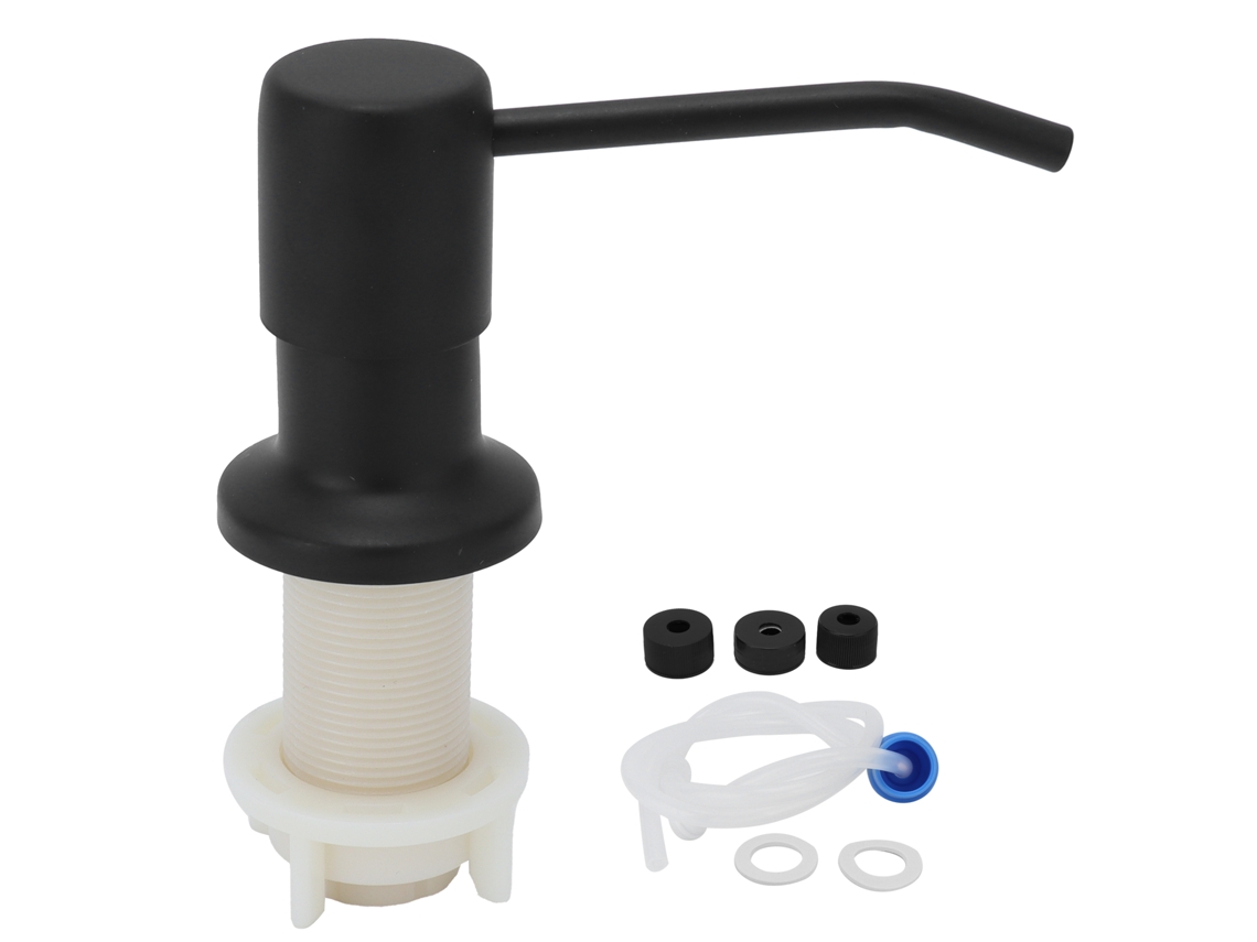 Kit Dispensador de Sabão em Aço Inoxidável com Bomba e Tubo de Extensão 45 Polegadas | S/MARCA