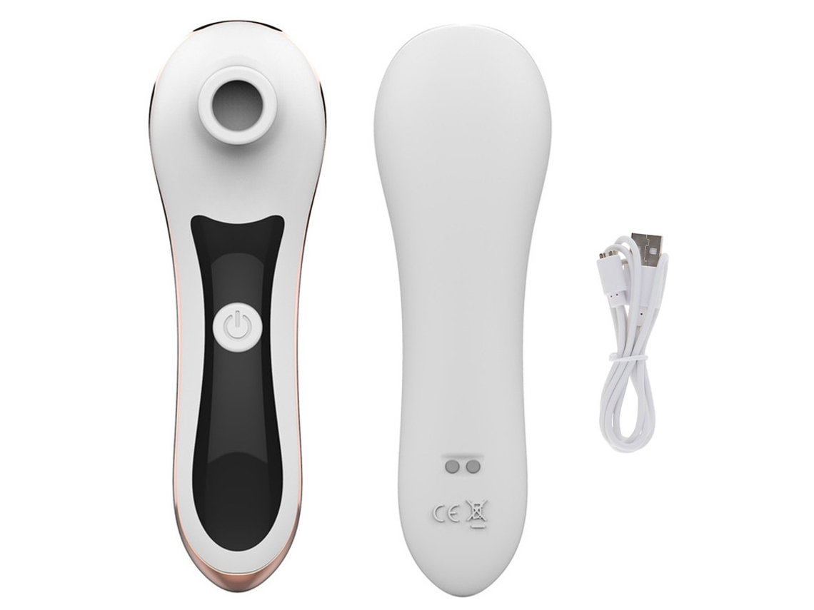 Mini Vibrador de Silicone Macio para Sucção para Mulheres Branco YIZHOOD