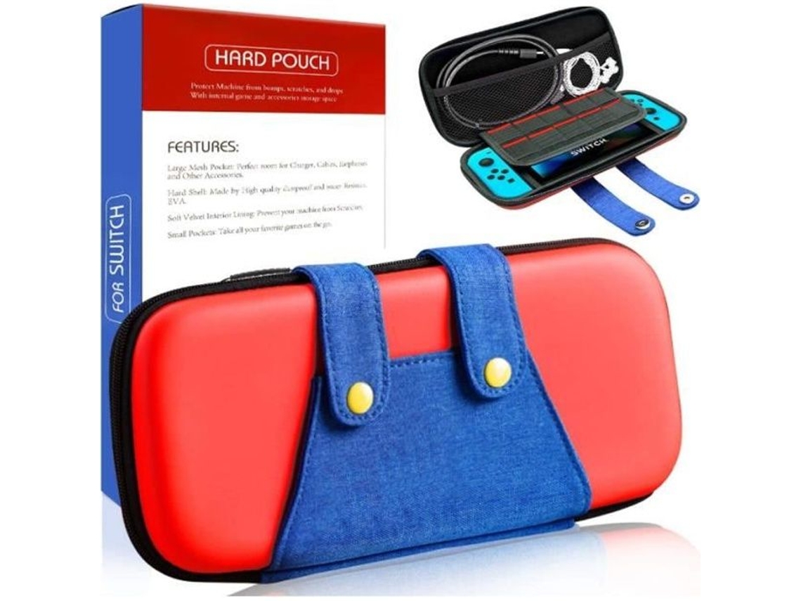 Bolsa Nintendo Switch, capa protetora completa compatível com acessórios Nintendo Switch