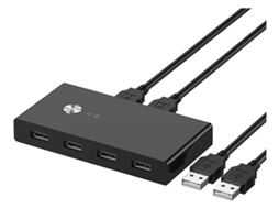 Yizhood Black 4 Portas USB Switch para 2 Pcs