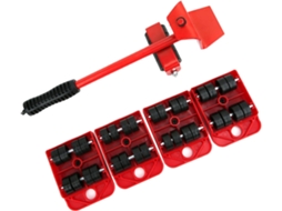 Kit para Movimentação de Móveis Reforçados, Sistema Fácil para Movimentação de Eletrodomésticos, Rodas Elevadoras, Kit para