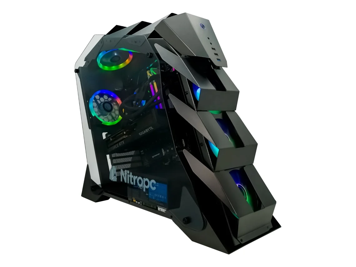 PC Gaming Nitropc Elite – AMD Ryzen 7 7800X3D, NVIDIA GeForce RTX 5070 Ti 16 GB, 32 GB DDR5, 2 TB M2, Win11 Pro – Pronto a jogar