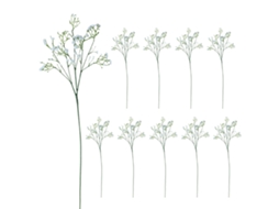 Laxiscreed Galicia De 10 Ramos De Flores Artificiais Baby's Breath Brancas Para Decoração