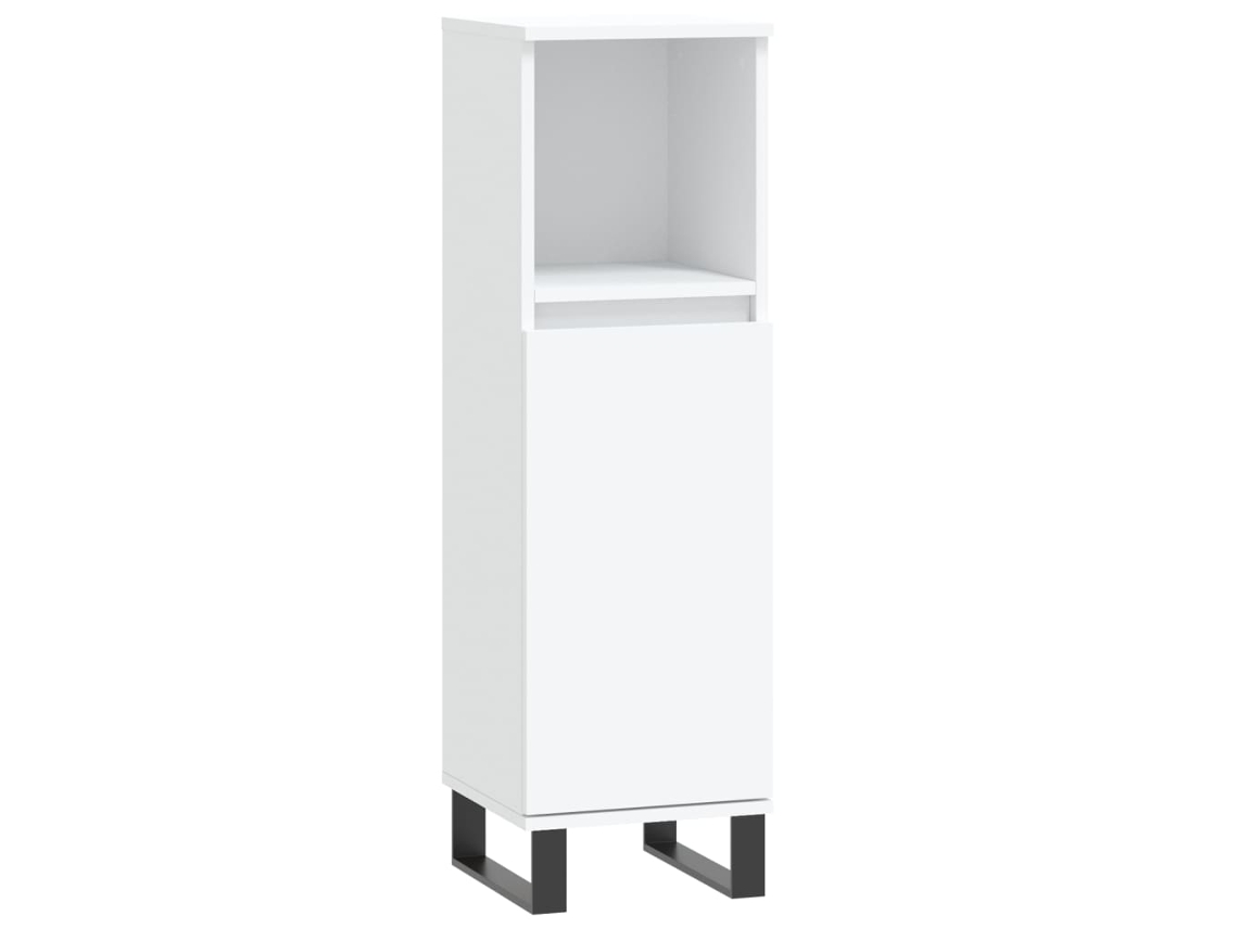 Bathroom Cabinet, Bathroom Cabinets Vidaxl Branco Madeira Processada (n/a)