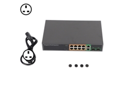 Switch Poe de 8 Portas Gigabit LAXISCREED