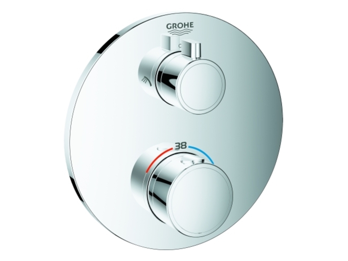 Grohtherm Misturadora Termostática De Duche Para Rapido Smartbox, Com Desviador De 2 Vias Integrado, 2 Consumidores, Cromada Grohe