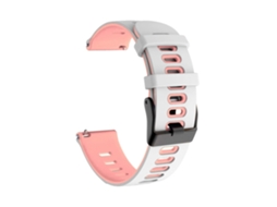 Lurelia Pulseira De Silicone Bicolor Rosa 20 Mm, Compatível Com Huawei Watch Gt 3 42