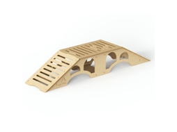 1sg Pincone Forest Ponte de Madeira 3d Diy para Peças de Carro Rc 24/1/28 MDUG