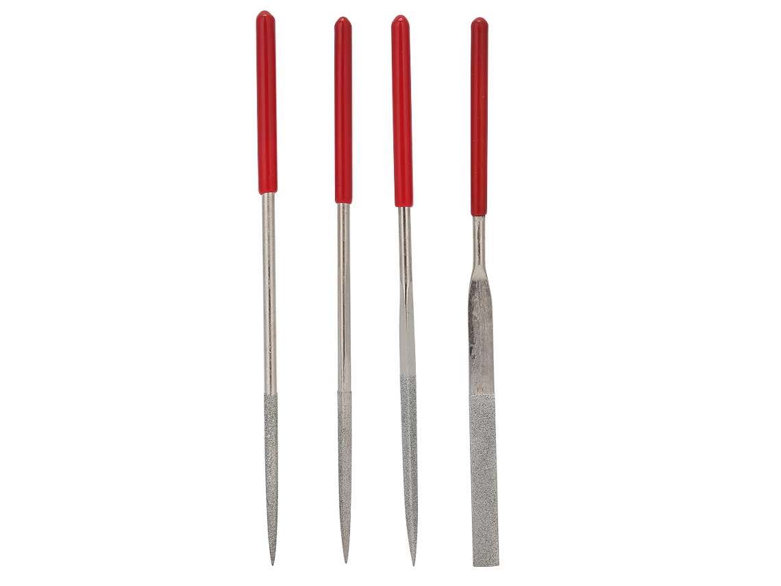 Lixas Manuais Multifuncionais Joias Madeira Metal 4 Peças