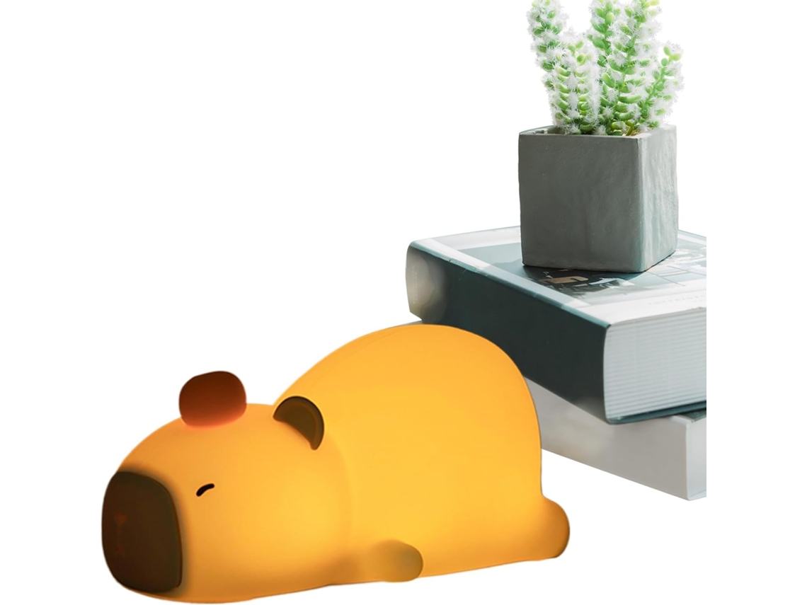 Abajur infantil de mesa com design Capivara
