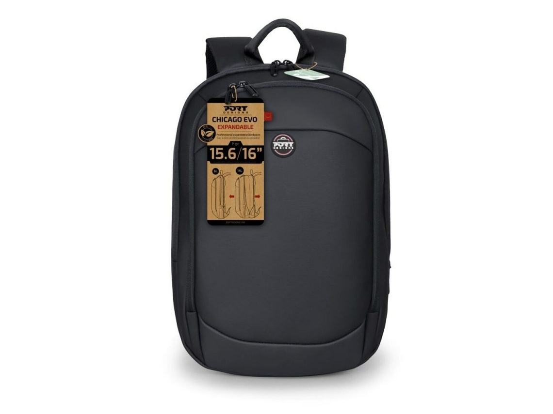 Mochila para notebook PORT DESIGNS 400511 (Preto - 16")
