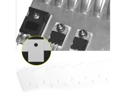 100 Folhas Isolantes Cerâmica Alumina To-220 Com Buraco 3.2mm Para Resfriamento De Transistores Mos E Igbts