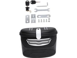 Cesta Dianteira para Bicicleta Harilla com Bolsa Interna Fácil Instalação Pp Segurança
