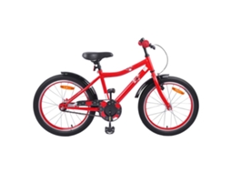 Vidaxl Bicicleta Infantil 20 Polegadas Para 6-11 Anos Vermelho