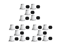 15pcs Para Midea Aspirador Mão Limpador Sc861 Sc861a Acessórios Haipa Filtro Hepa