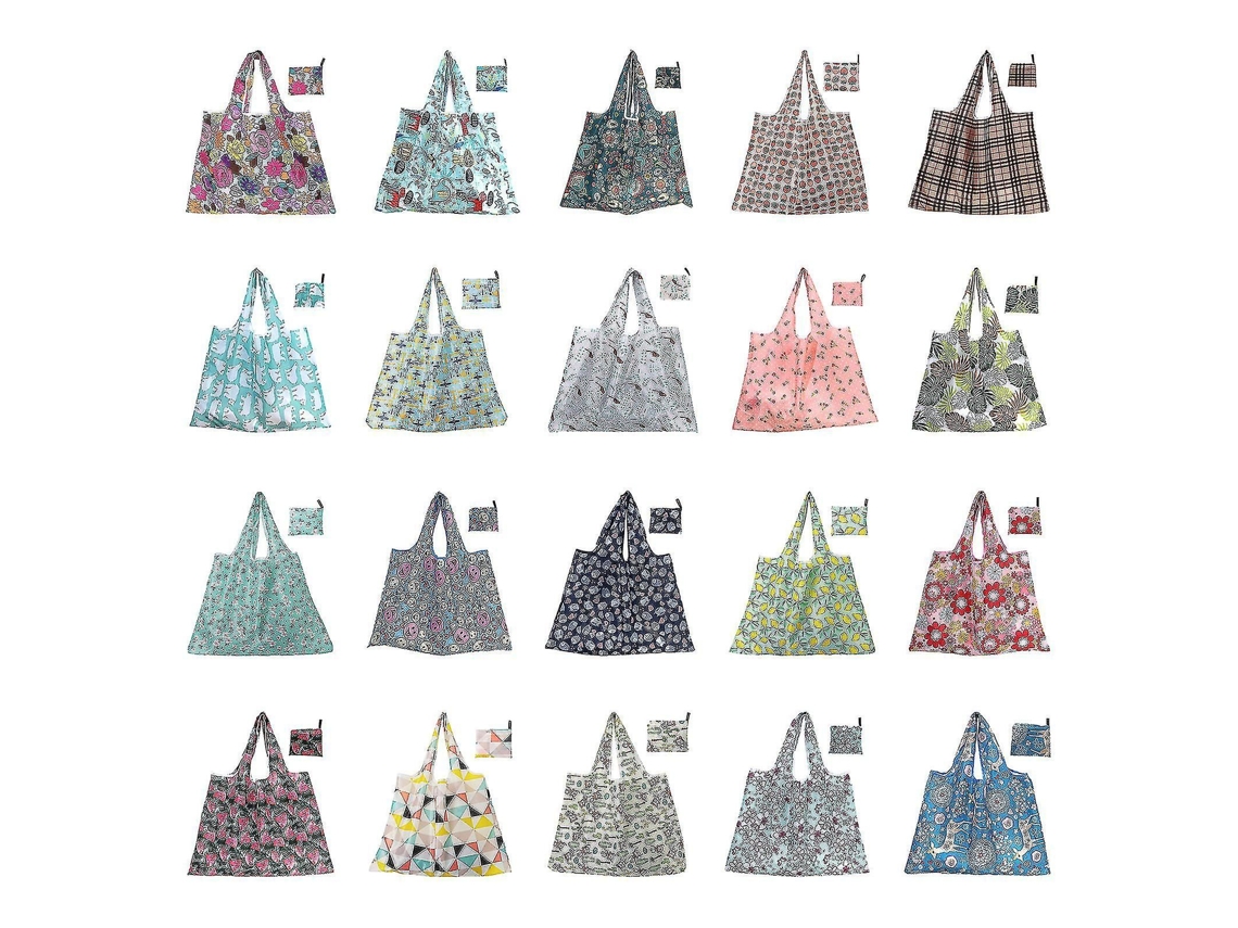 Sacolas de Compras Dobráveis ​​extragrandes e Reutilizáveis. GOKOCO