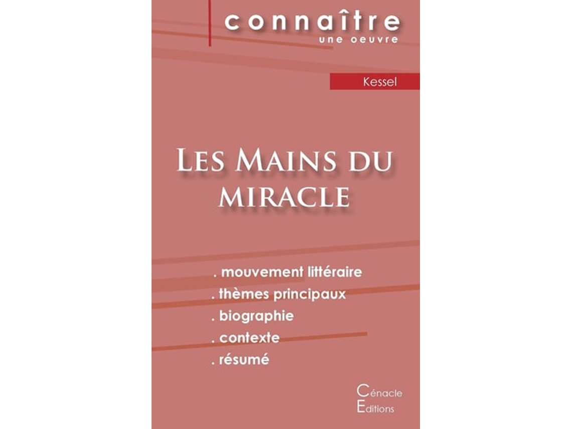 Livro Fiche De Lecture Les Mains Du Miracle De Joseph Kessel De Joseph Kessel (francês)