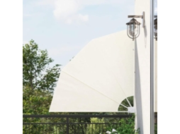 Vidaxl Toldo Lateral Dobrável Para Varanda 140x140 Cm Creme