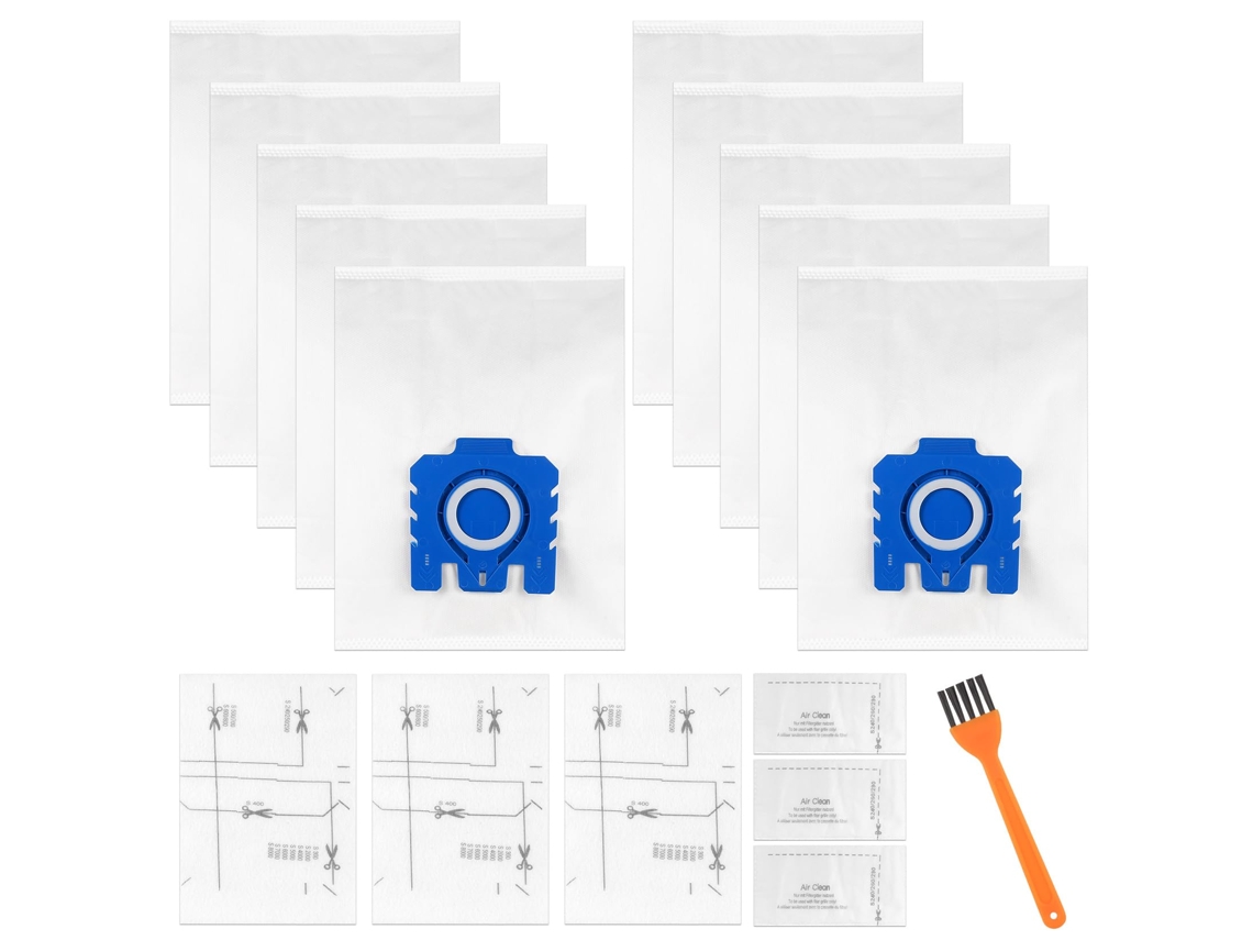 Kit Saco De Pó Acessório Para Aspirador De Pó Yuysan Para Miele Compact C1/miele Compact C2/miele Compact C3 (17pcs)