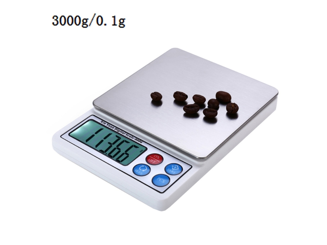 Balança de Alta Precisão 3000g com Visor de 2,2