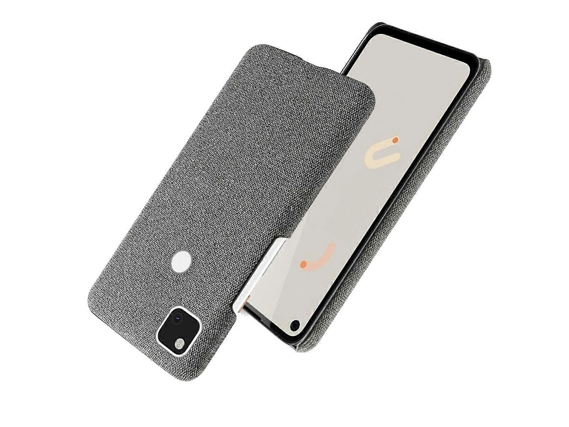Capa Protetora Ksq Para Google Pixel 4a 4g, Revestida Em Tecido Macio, Resistente A Choques, Pc