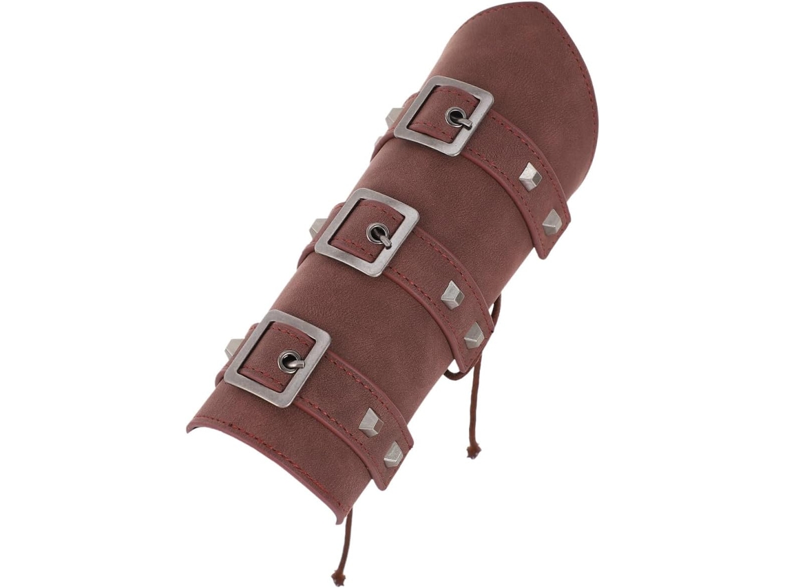 Braçadeiras De Proteção Estilo Punk, Munhequeiras Para Motociclismo, Luvas De Couro Sintético, Pretas