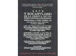 Livro Arte Y Bocabulario De La Lengua De Los Indios Chaymas de Fray Francisco de Tauste (Espanhol)