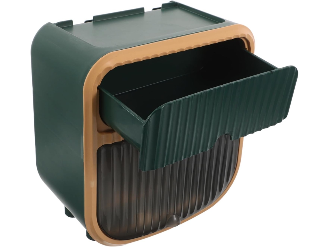 Suporte De Papel Higiênico Parede Kallory Para Banheiro, Design Moderno E Material Plástico Durável Para Uso Doméstico