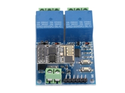 Laxiscreed Módulo Relé Wifi Esp8266 Dual-channel 5v Para Casa Inteligente Com Controlo Por App