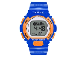 Reloj Digital Electrónico Para Niños Pulsera De Pvc Azul