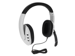Fones de Ouvido com Microfone EOOCOO para PS5, compatível com PS4/PC, redução de ruído