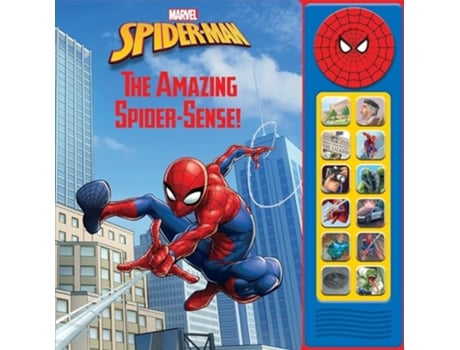 Livro Marvel SpiderMan The Amazing SpiderSense! Sound Book de Pi Kids (Inglês - Capa Dura)